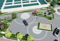 園林景觀設(shè)計公司：鄭州2000平米園林景觀設(shè)計