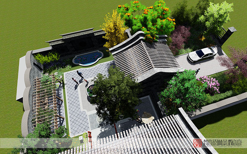 商丘別墅庭院設(shè)計(jì)效果圖 商丘別墅庭院設(shè)計(jì)效果圖