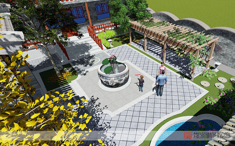 商丘別墅庭院設(shè)計(jì)效果圖 商丘別墅庭院設(shè)計(jì)效果圖