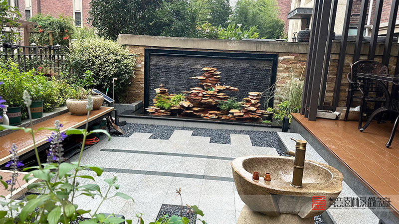 鄭州天倫莊園32㎡庭院設計 鄭州天倫莊園32㎡庭院設計