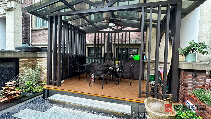 鄭州天倫莊園32㎡庭院設計 鄭州天倫莊園32㎡庭院設計