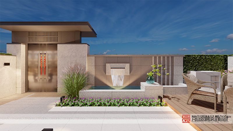 鄭州碧桂園豫府42㎡庭院設計 鄭州碧桂園豫府42㎡庭院設計