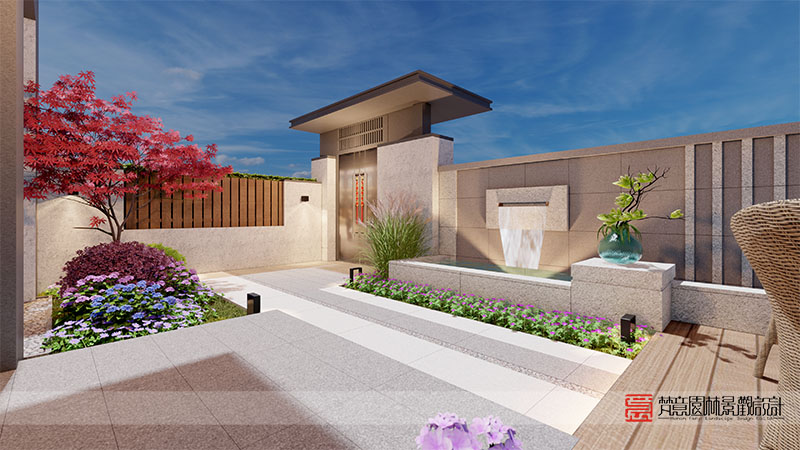 鄭州碧桂園豫府42㎡庭院設計 鄭州碧桂園豫府42㎡庭院設計