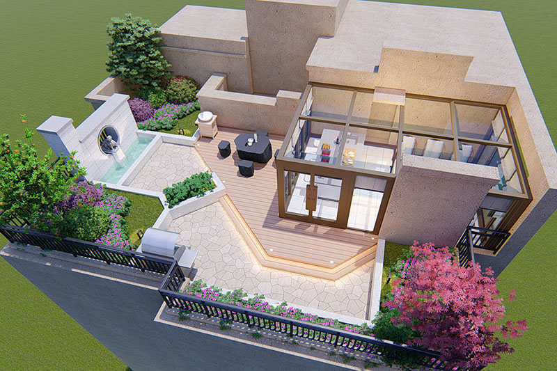 屋頂花園設計 屋頂花園設計