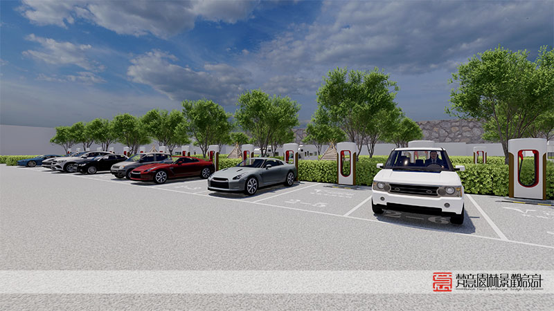 洛陽老君山智慧能源站設(shè)計,加油站設(shè)計