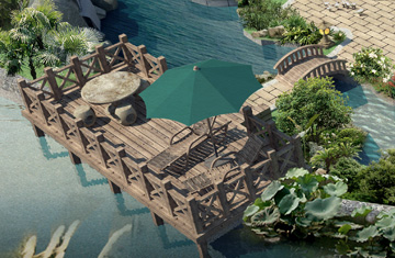 新鄉(xiāng)橡樹灣別墅庭院設(shè)計