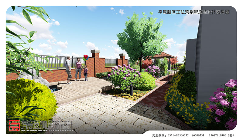 新鄉(xiāng)別墅庭院設(shè)計,正弘灣別墅庭院設(shè)計