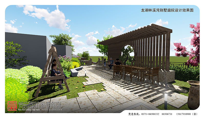 鄭州別墅庭院設(shè)計,鄭州別墅庭院設(shè)計施工,鄭州庭院設(shè)計