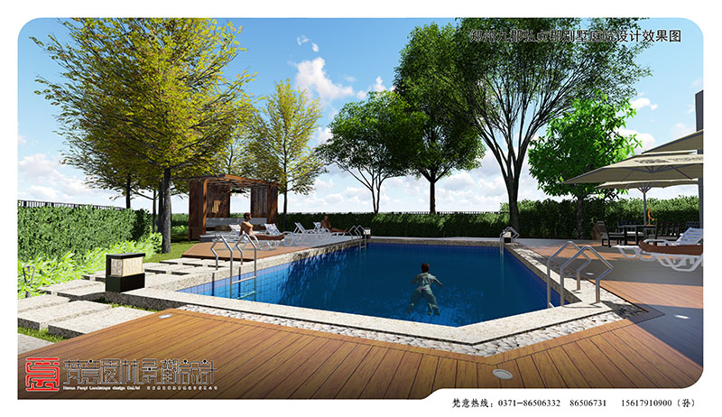 鄭州九郡弘別墅庭院設(shè)計(jì),鄭州別墅庭院設(shè)計(jì)