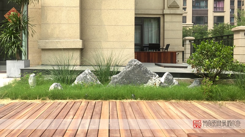  鄭州別墅花園設(shè)計(jì)施工案例-龍湖九溪郡