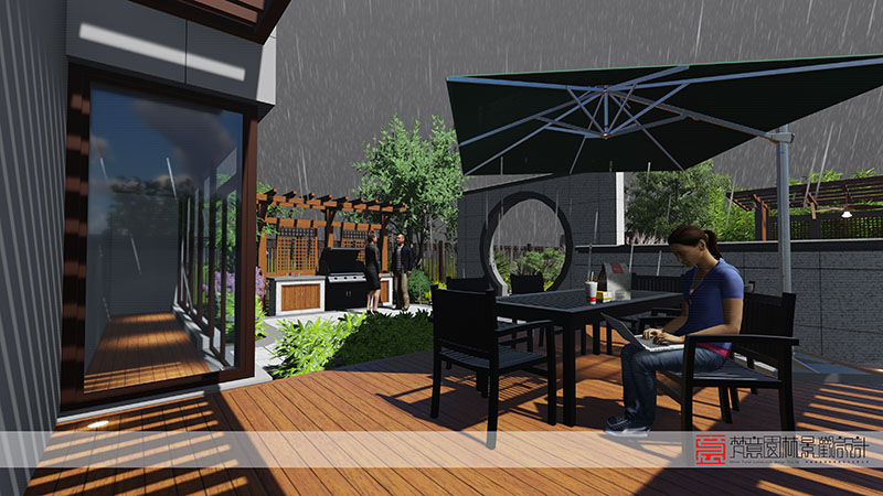 鄭州庭院設(shè)計(jì),鄭州萬科天倫紫臺庭院設(shè)計(jì)